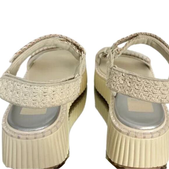 Dolce Vita Debra Sandal in Ivory Suede Pre Loved Size 7.5 - Picture 4 of 5